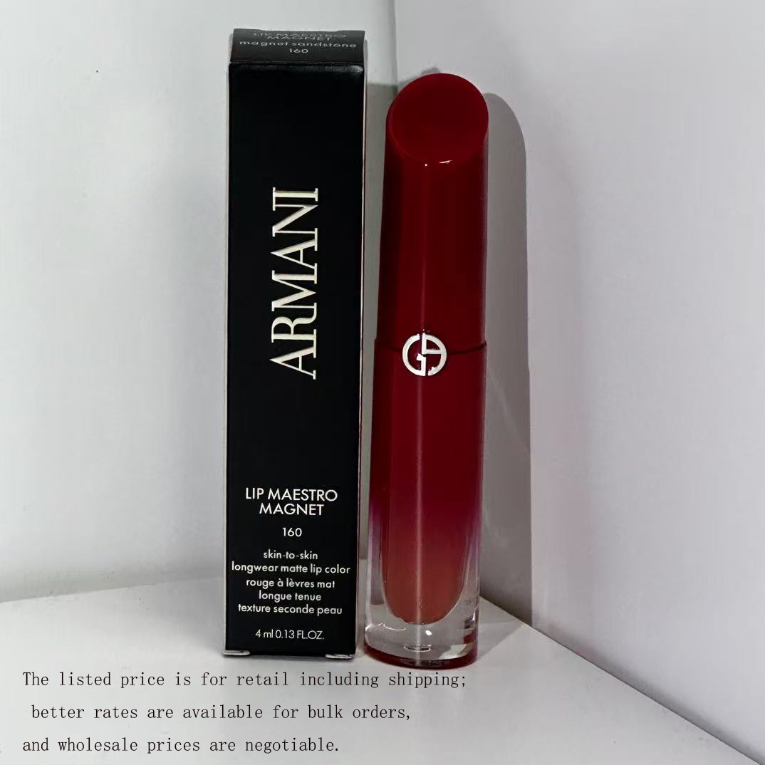 2025 New Release Giorgio Armani Lip Maestro Satin Liquid Lipstick, 4ml