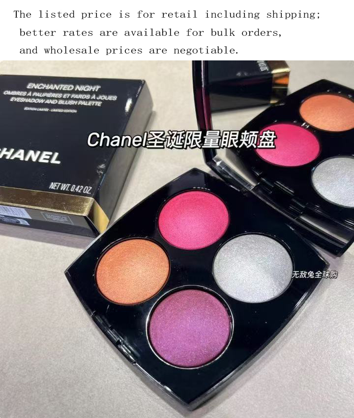 “Chanel limited - edition eye and cheek palette four - color facial comprehensive palette 12g”。