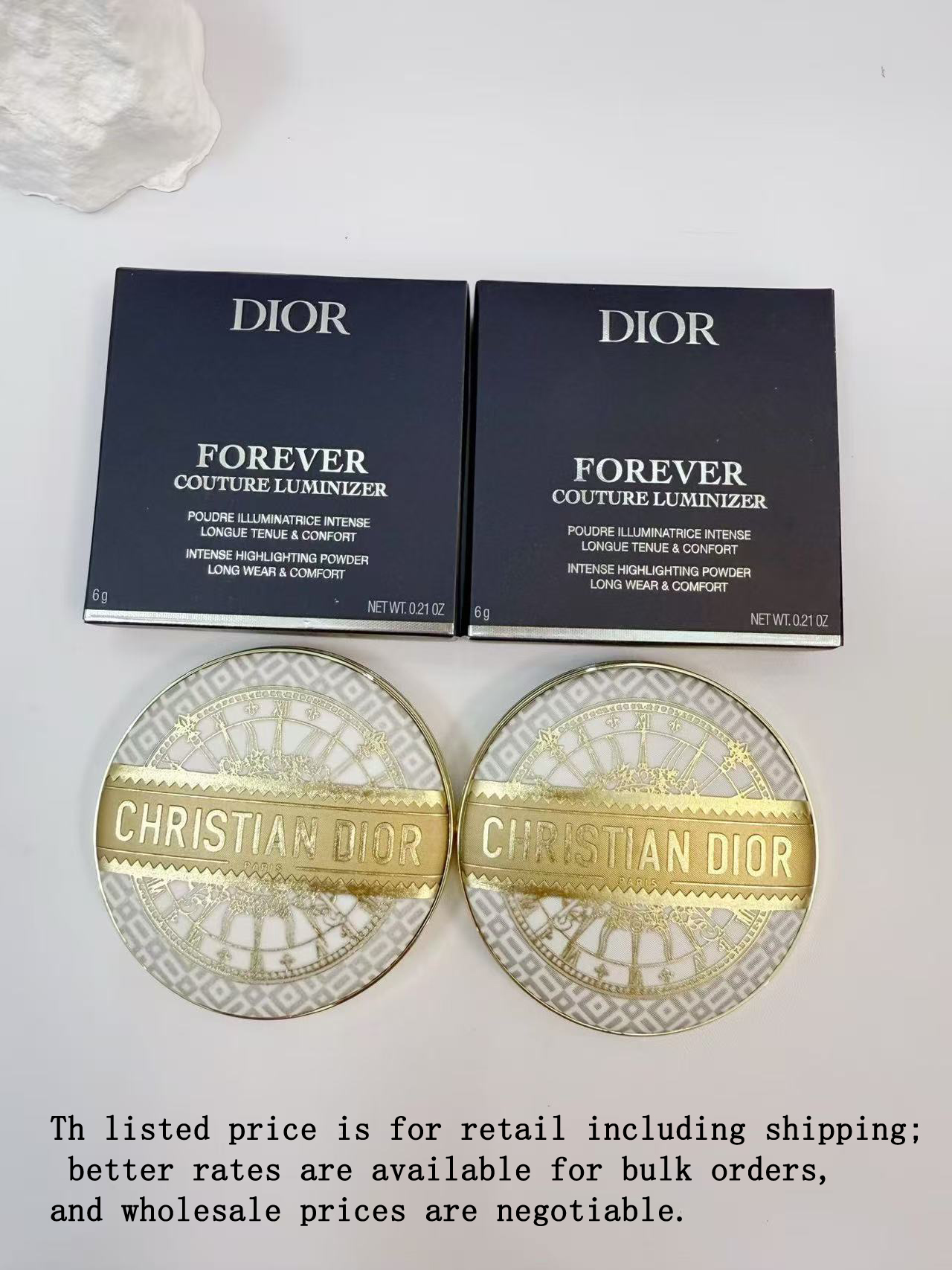 Dior Forever Couture Luminizer Holiday Limited Edition 6g”。