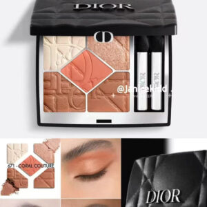 Dior 2025 Limited Edition Black Quilted 5-Color Eyeshadow Palette 7g”。