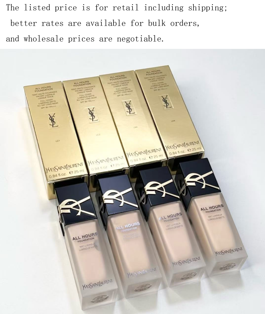 YSL All Hours Foundation (Embossed Version), Mingtong Edition, 25ml