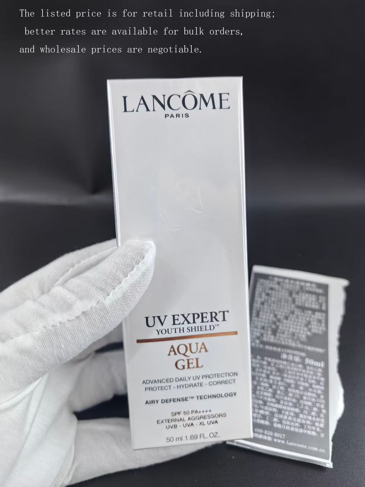 Latest Version Lancôme UV Expert Defense Aqua Gel, 50ml
